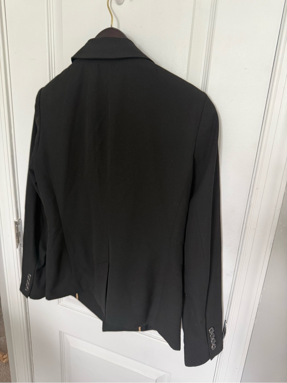Michael Kors Black Blazer with Silver Zip Accents - Picture 4 of 8